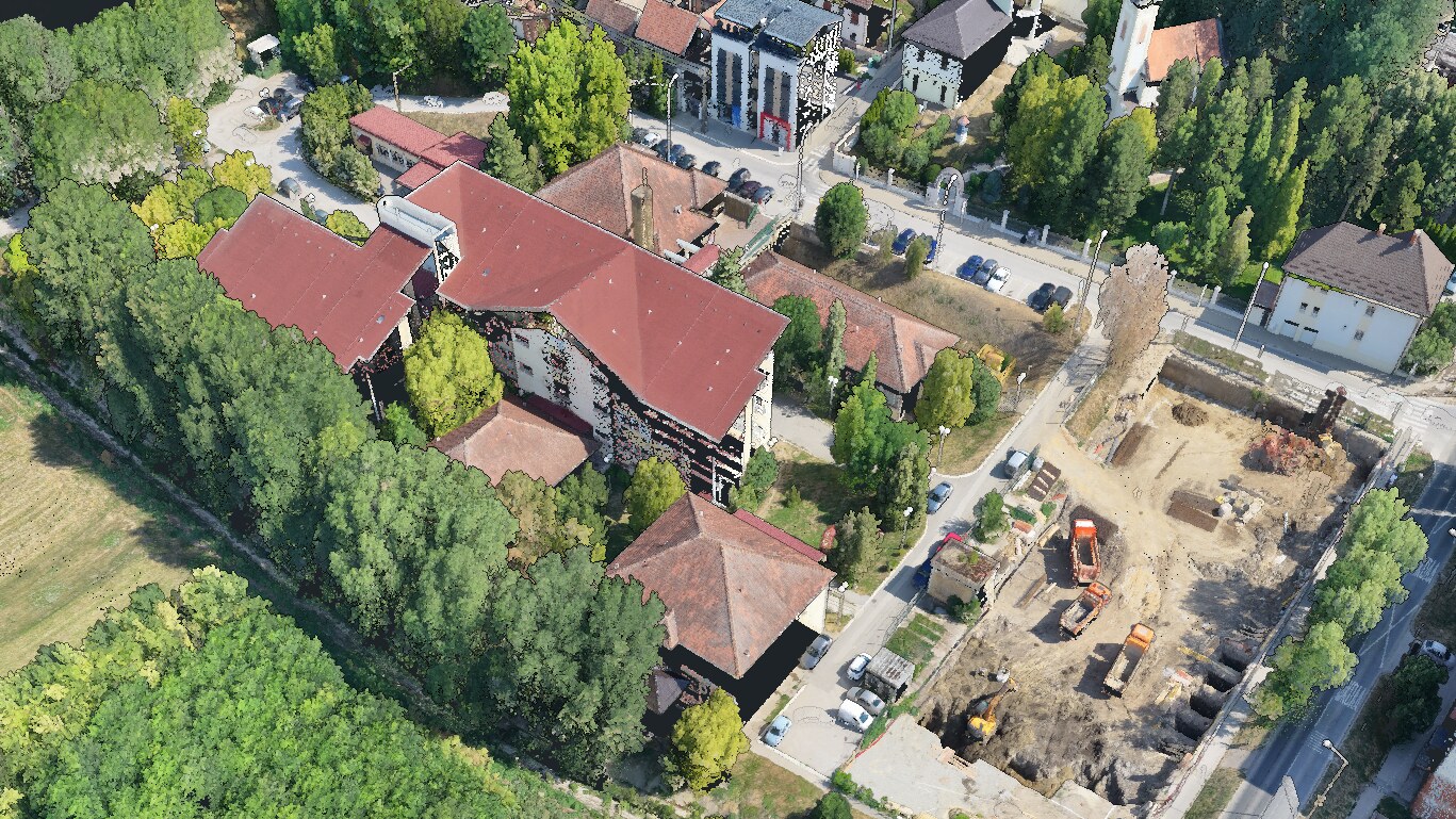 3D prikaz oblaka tačaka – Dom zdravlja Inđija